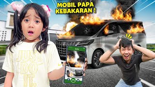 GAWAT  MOBIL PAPA KEBAKARAN SAMANTHA JADI GOSONG SEMUA ORANG PANIK KEBINGUNGAN 😭 [upl. by Odnalro958]