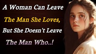 A Woman Can Leave The Man She Loves But Never Leave The One Who Quotes [upl. by Caren]