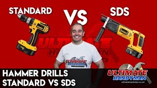 SDS drill versus standard hammer drill [upl. by Sandy407]