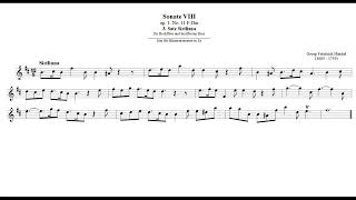 G Fr Händel aus Sonate VIII 3 Satz Siciliana hier für Blasinstrumente in Es [upl. by Anomahs]