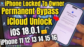 How To Unlock iCloud Bypass iPhone Locked To Owner iOS 18 [upl. by Donetta]