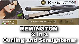 Remington 2 In 1 Sleek amp Curl Hair Straightener  Detailed Review [upl. by Minne]