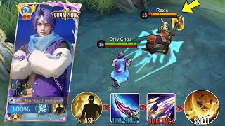 CHOU BEST BROKEN BUILD AND EMBLEM FOR ONE SHOT 2024  Mobile Legends Topchou [upl. by Enifesoj513]