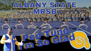 Albany State MRSB 2024  Pep TuneIm So Glad amp Git Up [upl. by Alistair793]