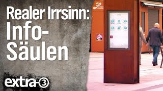 Realer Irrsinn InfoSäulen in Limburg  extra 3  NDR [upl. by Adnolor]