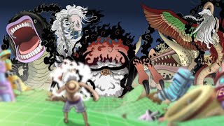 LUFFY FACED ALL GOROSEI Fan animation  One Piece chapter 1110 [upl. by Melosa]