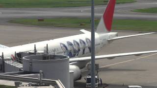 嵐ジェット 僕の見ている風景 JAL BOEING767 LANDING JAIR E170 TAXI [upl. by Atteoj]