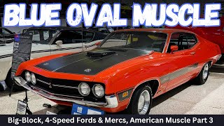 Big Fords with 351 amp 429 CJ Power  American Muscle Car Museum PT3 [upl. by Lennej]