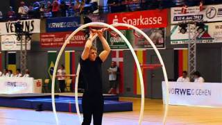 Wheel Gymnastics  Christoph ClausenGermany  StraightLine [upl. by Draillih483]