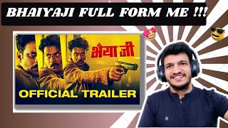 Bhaiyya Ji Trailer Manoj Bajpayee Suvinder V Zoya H Apoorv Singh Karki  REACTION  By Nirbhay [upl. by Enelrihs]