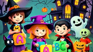 Spooky ABC Halloween SingAlong Learn the Alphabet in a Fun Way [upl. by Neerahs944]