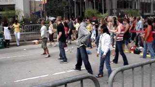 Oprah Black Eyed Peas Close Up Choreography on Michigan Ave [upl. by Delano]