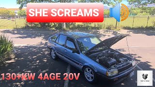 4AGE 20V SWAPPED TOYOTA AVANTE TWINCAM [upl. by Bruckner]