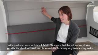 English subs 2 Dehler 30 one design interior in detail [upl. by Ednil]