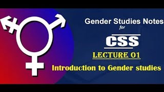 Introduction to gender studies CSS Lect 01 [upl. by Thedrick]