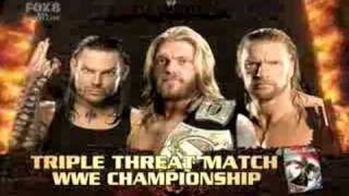 WWE Armageddon Promo Jeff Hardy vs Triple H vs Edge promo custom 2 [upl. by Anaul]