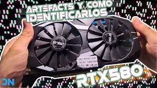 ¿Qué le ocurre a esta RX580  Artefacts en pantalla y como identificarlos  DEEPHARDWARE [upl. by Androw710]