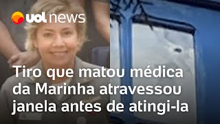 Tiro que matou médica da Marinha atravessou janela antes de atingila em hospital no RJ [upl. by Aicened]