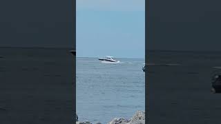 EXHILARATING BOAT RIDE AT THE JETTY IN THE GULF OF MEXICO – THRILLING WAVES AWAIT [upl. by Ydnal]