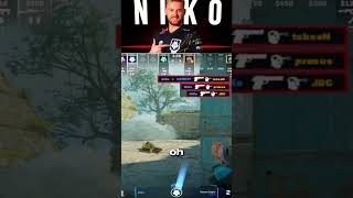 NiKo Ace vs BiG 🔥🔥🔥 cs2 csgo cs2inferno counterstrike gaming csgobestclutchofalltime [upl. by Anairad]