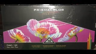 Prismacolor Colored Pencil 150 Set Haul  Unboxing amp Review [upl. by Kerman]