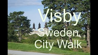 Visby Morning Walk Exploring a Medieval city in Sweden [upl. by Aivilys760]