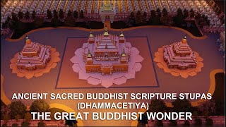 Dhammacetiya Project  The Ancient Sacred Buddhist Scripture Stupas [upl. by Ahsuatal]