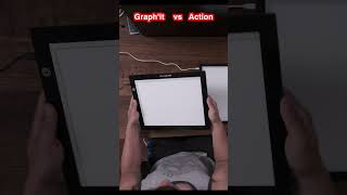 tablette lumineuse graphit vs action 😁 materieldedessin lightpanel [upl. by Neelloc]