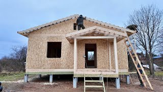 Inexpensive house in 10 days Full construction process [upl. by Fairlie]