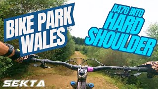 BIKE PARK WALES MTB💥Hard Shoulder Black Flow Trail BPW [upl. by Ganley]