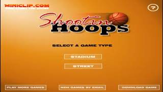 Miniclip Shootin Hoops Gameplay [upl. by Artemus]