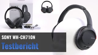 SONY WHCH710N im Test  Bluetooth 50 Kopfhörer mit ANC  Lohnt es sich [upl. by Gabrielson]