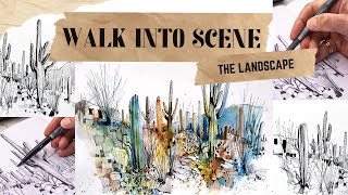 Sketch the Wild West Landscape scenes with Ian Fennelly  a look into details [upl. by Nairret]