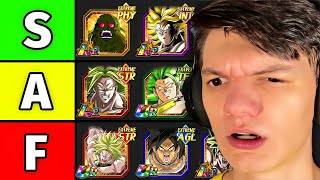 The Dokkan Battle Broly Card Art Tier List [upl. by Ergener]