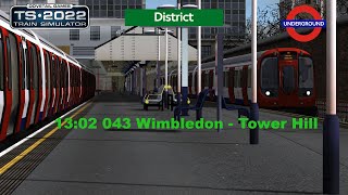 Train Simulator Classic District Line  Weekend Closure 1  S7 District Line [upl. by Gytle]