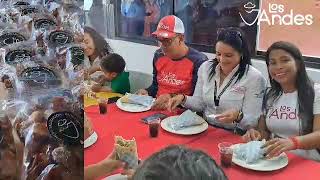 Trabajadores de Lácteos Los Andes disfrutaron de almuerzo estilo árabe [upl. by Rabbaj]