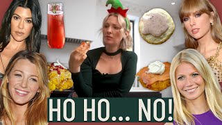 I Tried Celebrities Famous Holiday Recipes Surprisingly Delicious or Nasty AF [upl. by Gnauq]