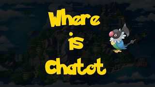 Where Is Chatot Trade Pokemon Pokemon Brilliant Diamond amp Shining Pearl [upl. by Varipapa]