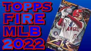 【MLB】topps FIRE BASEBALL 2022 BOX BREAK [upl. by Ynttirb868]