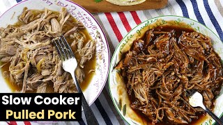 Easy Slow Cooker Pulled Pork [upl. by Voletta]