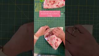 Here is the short version of how to make my fully lined drawstring bag Happy sewing 🧵 [upl. by Aneleiram]