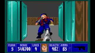 Super Shareware Wolf 2 The Extra Levels  LevelNiveau 5 [upl. by Haeli946]