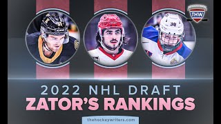 2022 NHL Draft Rankings  Matthew Zators Top Picks  The Hockey Writers Prospect Corner [upl. by Tyre]