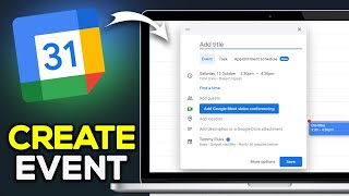 How To Create Event On Google Calendar 2024 [upl. by Jobi]