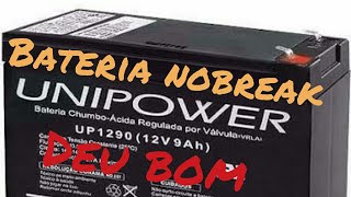 2 Unboxing bateria unipower nobreak [upl. by Ahsinyd784]