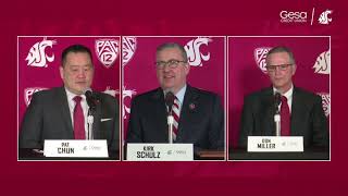 WSU Athletics Gesa Field Press Conference 31221 [upl. by Seppala]