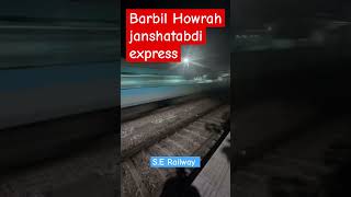 Barbil Howrah janshatabdi express🚃🚃🚃🚃🚃followerhighlights railway [upl. by Tiemroth]