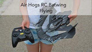 See how easiy it is to fly the Air Hogs RC Batwing [upl. by Cavill]