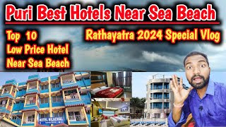 Puri Sea Beach Hotel Low Price  Sea Beach View Hotels In Puri  Puri Hotel 2024 purihotel [upl. by Eellac]