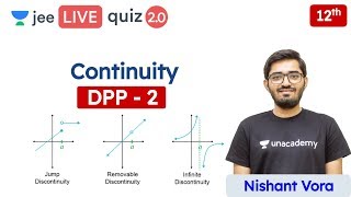 JEE Continuity DPP 2  Class 12  Unacademy JEE  JEE Maths  Nishant Sir [upl. by Faus]